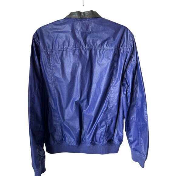 Perry Ellis Men’s Purple Rare Lightweight Bomber Jacket Size M Y2K Urban Retro - Picture 3 of 5